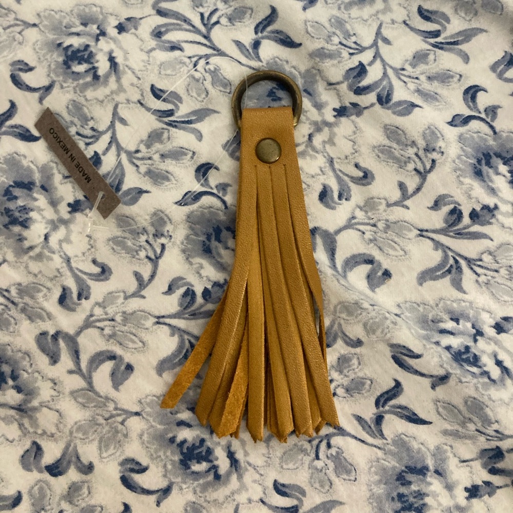 Portland Leather Goods Tassel Keychain